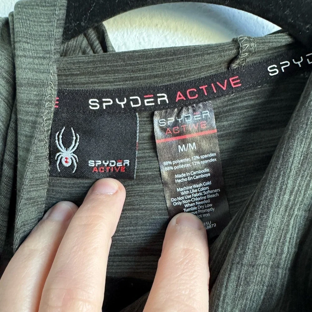 Spyder Olive Pullover Hoodie - Picture 3 of 4